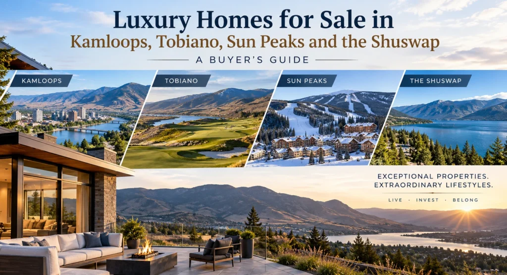 Luxury Homes for Sale in Kamloops, Tobiano, Sun Peaks and the Shuswap: A Buyer's Guide